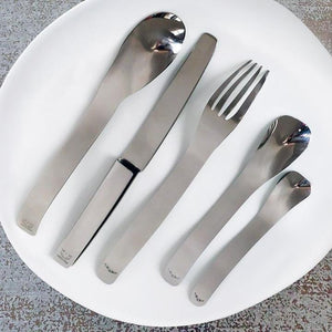 Stainless Steel Modern Flatware 5 Piece Place Setting
